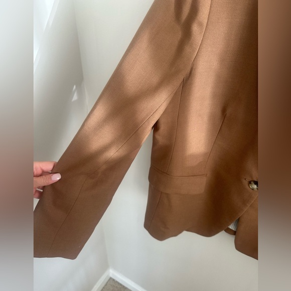 J.Crew Regent blazer in a camel brown wool size 16 - Picture 7 of 11